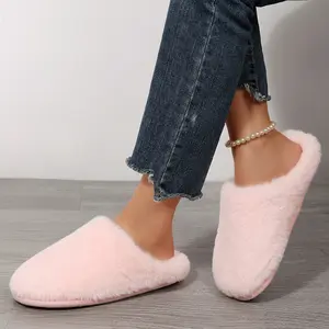 Cozy Fluffy Plush Slippers for Women Warm Comfort Indoor House Indoor Outdoor Shoes