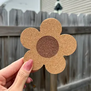 Daisy Cork Coaster