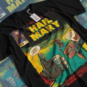 Project Hail Mary Movie T-shirt: Vintage Horror Sci-fi Unisex Graphic Tee