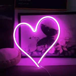 Valentine's Day gift LED Neon Sign Light -Home Decor Neon Lights, Valentine's Day mood lighting | Ambient Lighting, Energy-Efficient,Wall-Mounted Decorative LightingforRestaurant, Home, Bedroom,DiningRoom Ambiance