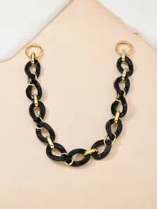 Acrylic Handheld Chain Bag Strap for Stylish Tote Bags, Durable Linking Chain Design for Versatile Use, Perfect Accessory for Bohemian Style Fashion Lovers, All Seasons