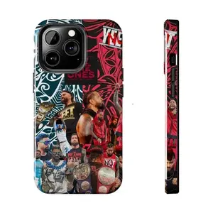 Jey Uso & Jimmy Uso WWE Yeet Phone Case- Hot WWE Champion Tough Phone Case- Suitable for iPhone 17-11 Pro Max/Plus and  Samsung Galaxy S23-25
