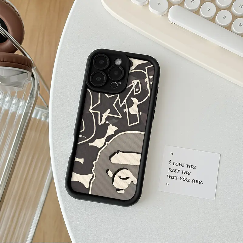 TPU Street Graffiti Dragon Protective Phone Case for Phone 11-17, Luxury Design Cover with Enhanced Protection, Ideal Holiday Gift Cellphone Shell Casing Accessory