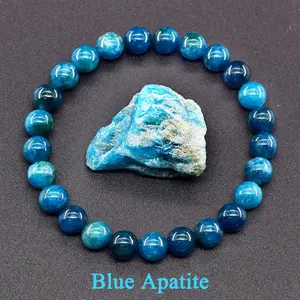 Blue Apatite Stone Bracelet