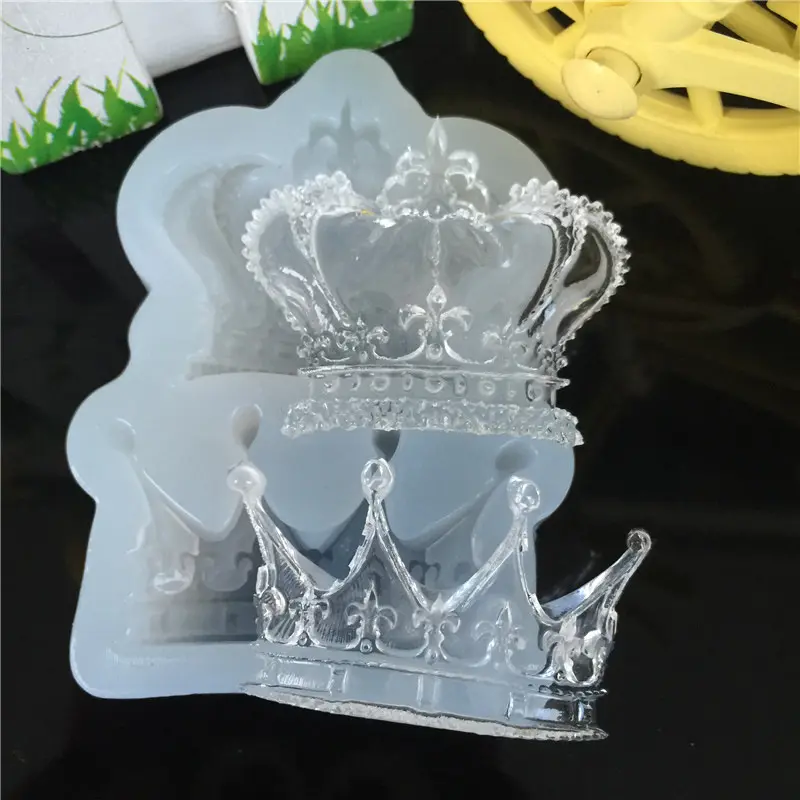 Crown Shape Silicone Mold for Cake Decoration & Crafts, Easy to Use, Perfect for Birthdays & Special Occasions, Silicone Baking Mold, Silicone Cake Molds