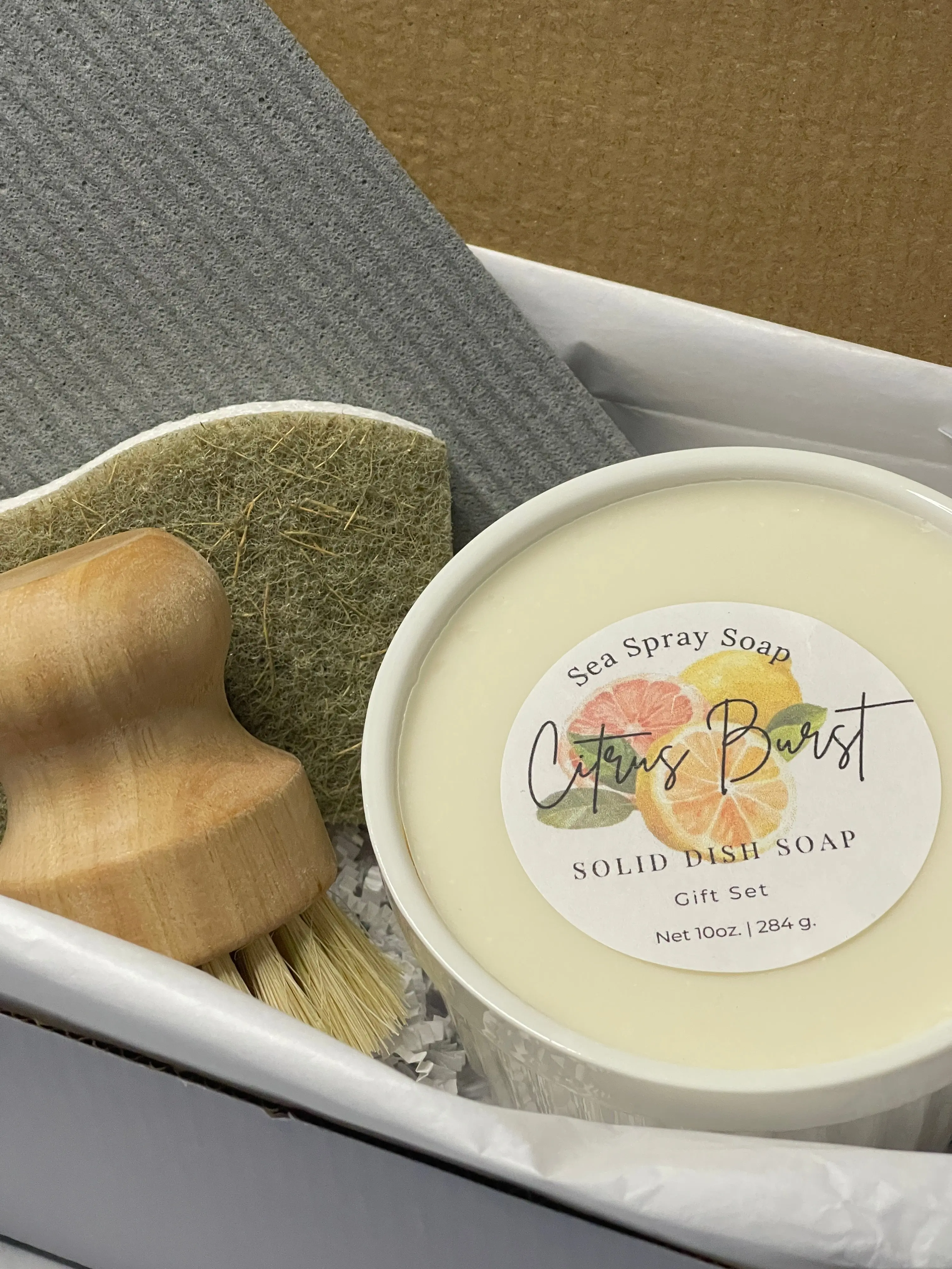 Solid Dish Soap Gift Set: Complete Zero Waste Kitchen Starter