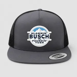 Slammin Busch Poundin Tush Hat Funny Trucker Hat for Men Country Concert Hat Beer Drinking Hat Flat Bill Snapback Fishing Hat Lake Life Hat Bachelor Party Gift