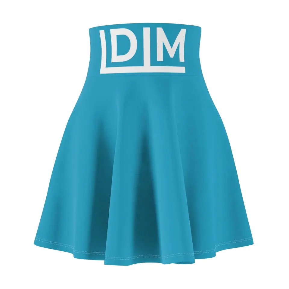 Women's Chic Turquoise Skirt, Women's Bottoms Womenswear Fitted