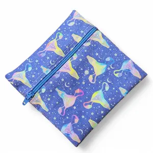 Menstrual Cup Pouch w/Zipper - Uterus/ Advocacy Themes