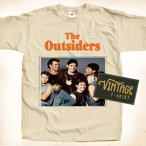 The Outsiders V1 T-shirt Tee, Vintage Cotton Movie Poster Tee, Gift Shirt