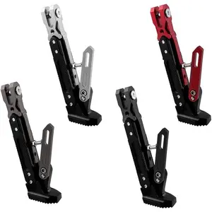 Motorcycle Kickstand Adjustable Tripod Holder Universal Aluminum Motor Scooter Modified Foot Side Stand Motorcycle Accessories