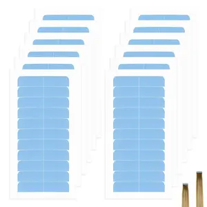 Hair Extension Tape, 120 count Tape Replacement, Double Sided  Hair Extensions, No-, 0.3 * 1.6inch Per