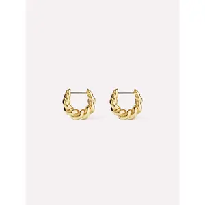 Twisted Hoop Earrings - Paris Mini