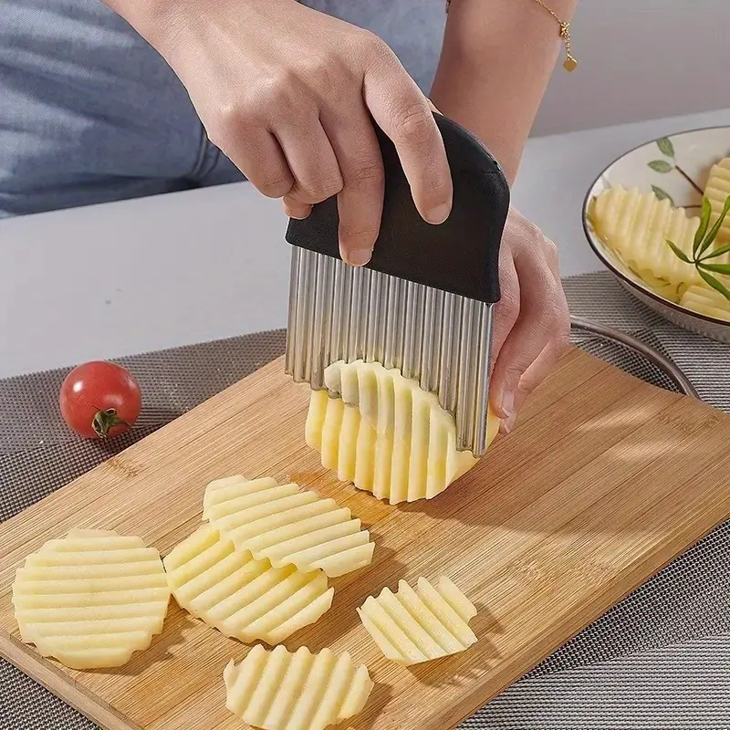 3pcs Wavy cutter, Kitchen Utensils, Vegetable Slicer, suitable for cutting fries and vegetable slices
