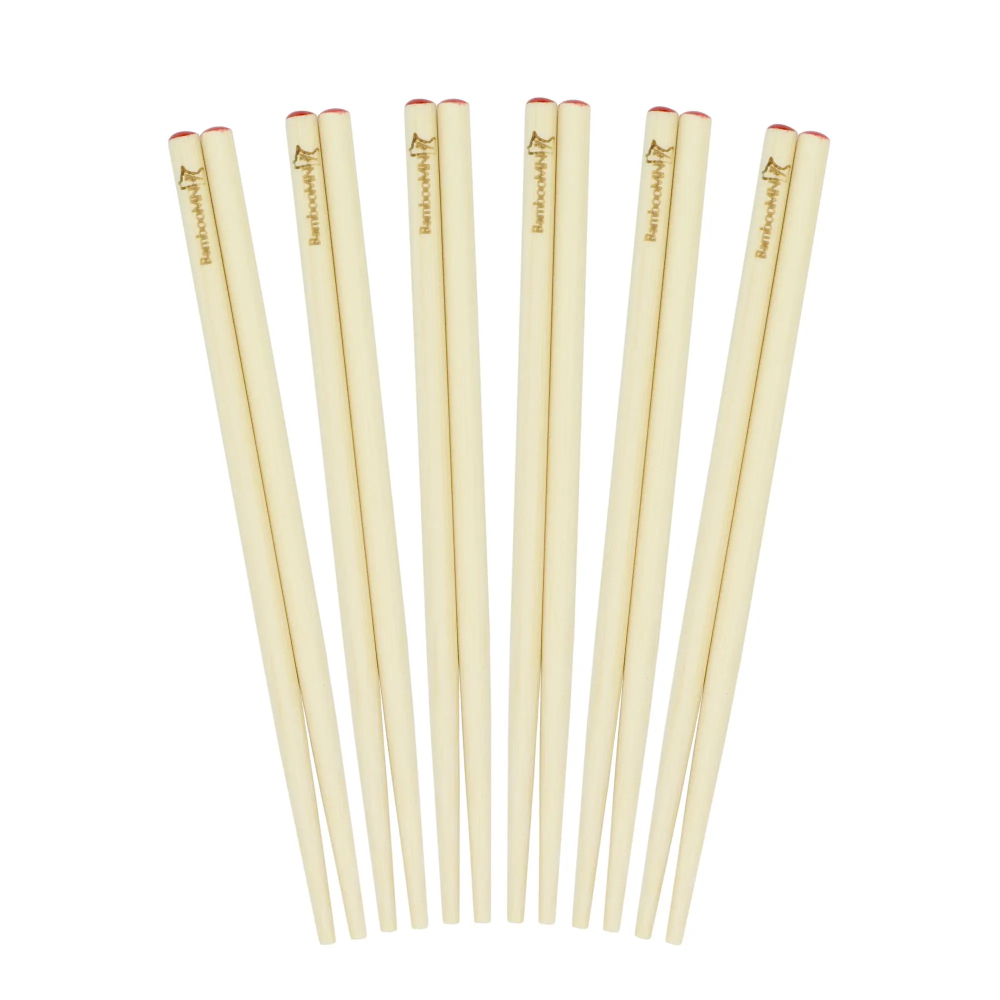 5.9" Red Dot Bamboo Chopsticks