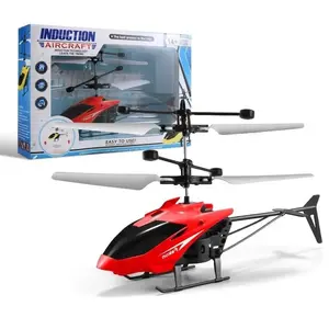 Gesture Sensing Indoor Flying Helicopter Toy, Remote-Controlled Kids' Toy with LED Lights, Perfect Birthday Gift for Boys & Girls (/blue/), Remote Controlled Helicopters