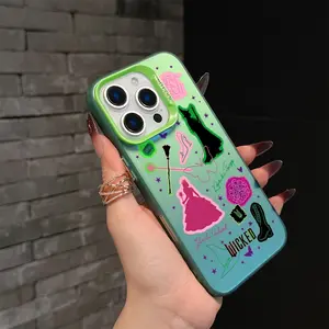 Wickeds Phone Case for iPhone 16 15 14 13 12 11 Pro Max X XR XS Max 8 7 Plus, Anti-Drop Matte Back Cover, Durable Protection