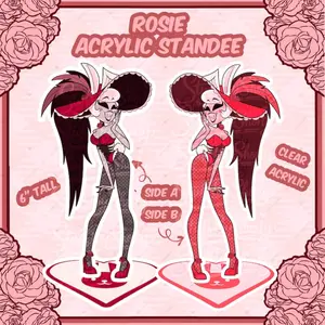Hazbin Hotel Standee Acrylic--Rosie PREORDER Hazbin Hotel Standee Acrylic--Rosie PREORDER