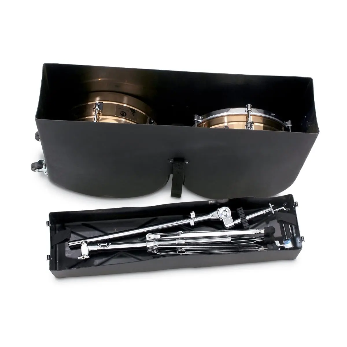 Latin Percussion Road Ready Timbale Protector Case - 11"h x 23"w x 39"l, Ideal for Music Learners