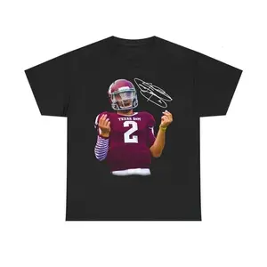 Johnny ‘Money’ Manziel Football Tee – Vintage Streetwear Graphic Shirt, Unisex Cotton Crewneck Top