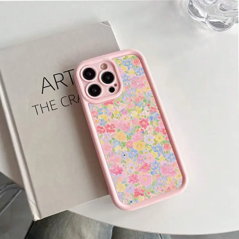 Colorful 2D Printed TPU Phone Case for iPhone 17 Pro Max,16,16e,15,14 Plus,13,12 Mini,11,Air,X,XS - Straight Edge, Shockproof, Drop-Resistant, High-Grade Silicone for Daily Use Protection Casing Accessories