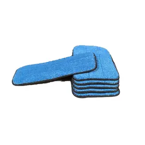 10 Inch Microfiber Wet and Dry Mop Pad Refills Fits 9 to 10 Inch Mop Frames(Pack of 6)