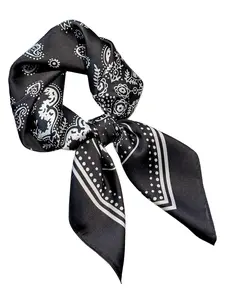 Women's Elegant Ditsy Floral Print Square Scarf, Casual Soft Comfortable Shawl for Daily Wear, Fashion Accessories for Women & Girls