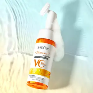 Vitamin C gentle foaming cleanser, natural orange extract, moisturizing facial wash, 150 ml, gift for Mother’s Day and other holidays