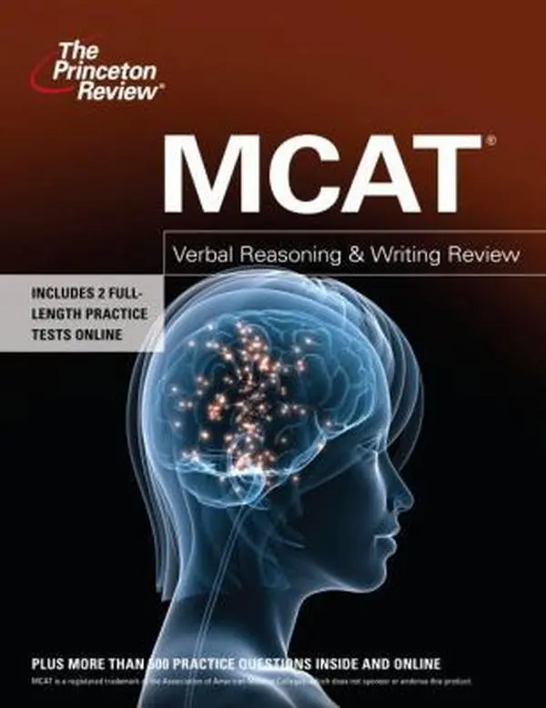 USED Book - MCAT Verbal Reasoning & Writing Review (Graduate School Test Preparation) by Princeton Review (Paperback) - english