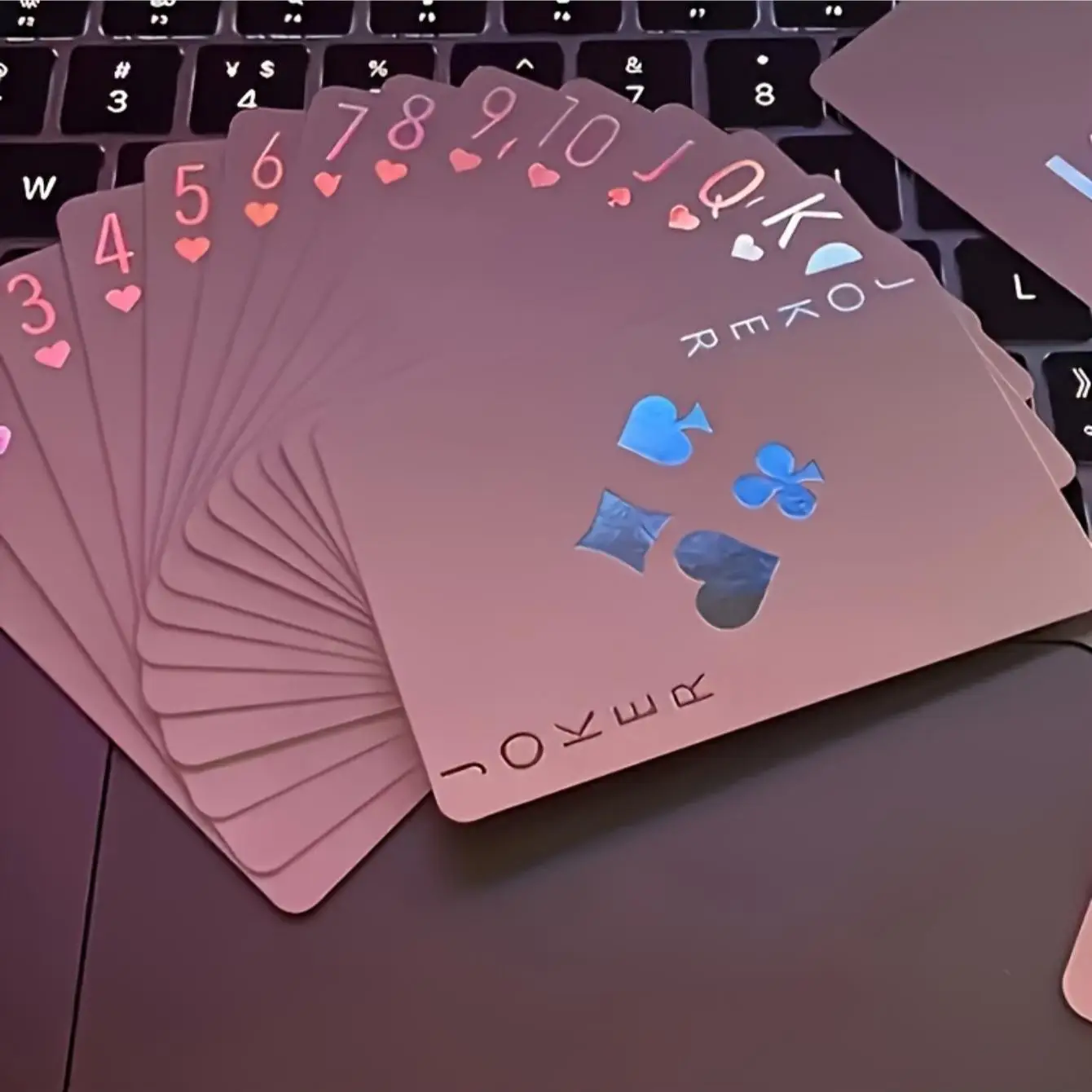 Luminous Poker Card, 1 Set Glow in The Dark Poker Card, Party Card Game Toy, Ideal Birthday Party Gift