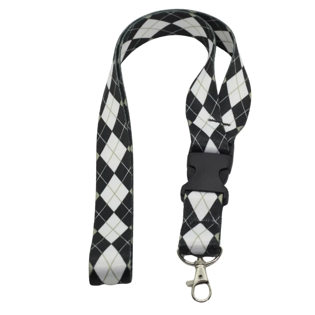 Northwest Straps Woven Crossbody-Keychain Lanyards with Badge Holders, Bold Prints, Polyester Web, Textile Look for Office Identification Supplies, Crossbody Lanyard, Keychain Lanyard
