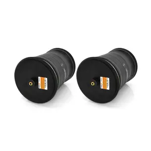 2 pack of TORQUE Front Axle Air Spring Bag for PACCAR (Replaces Firestone 9933, W02-358-9933, Peterbilt B81-6023) (2 x TR9933)