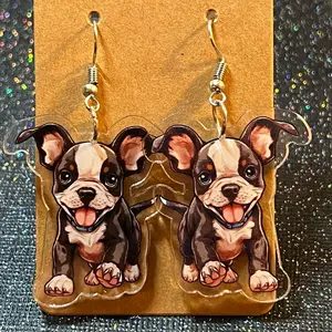 Cute dog earrings