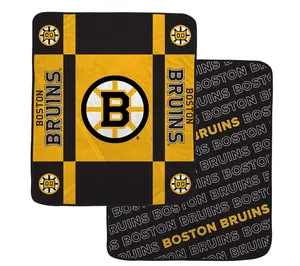 Pegasus Sports NHL Reverse Block Wordmark 2-Sided Blanket