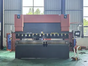 Best-selling 130T/3200mm orange-gray bending machine is equipped with the DA53T system