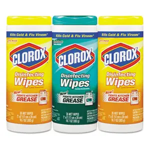 212 MAIN Citrus Scented Soap Wet Wipes, CLO30112 Household Cleaning Wipes - 3Pk/35Ct for Whites, Mirrors, Kitchen Surfaces