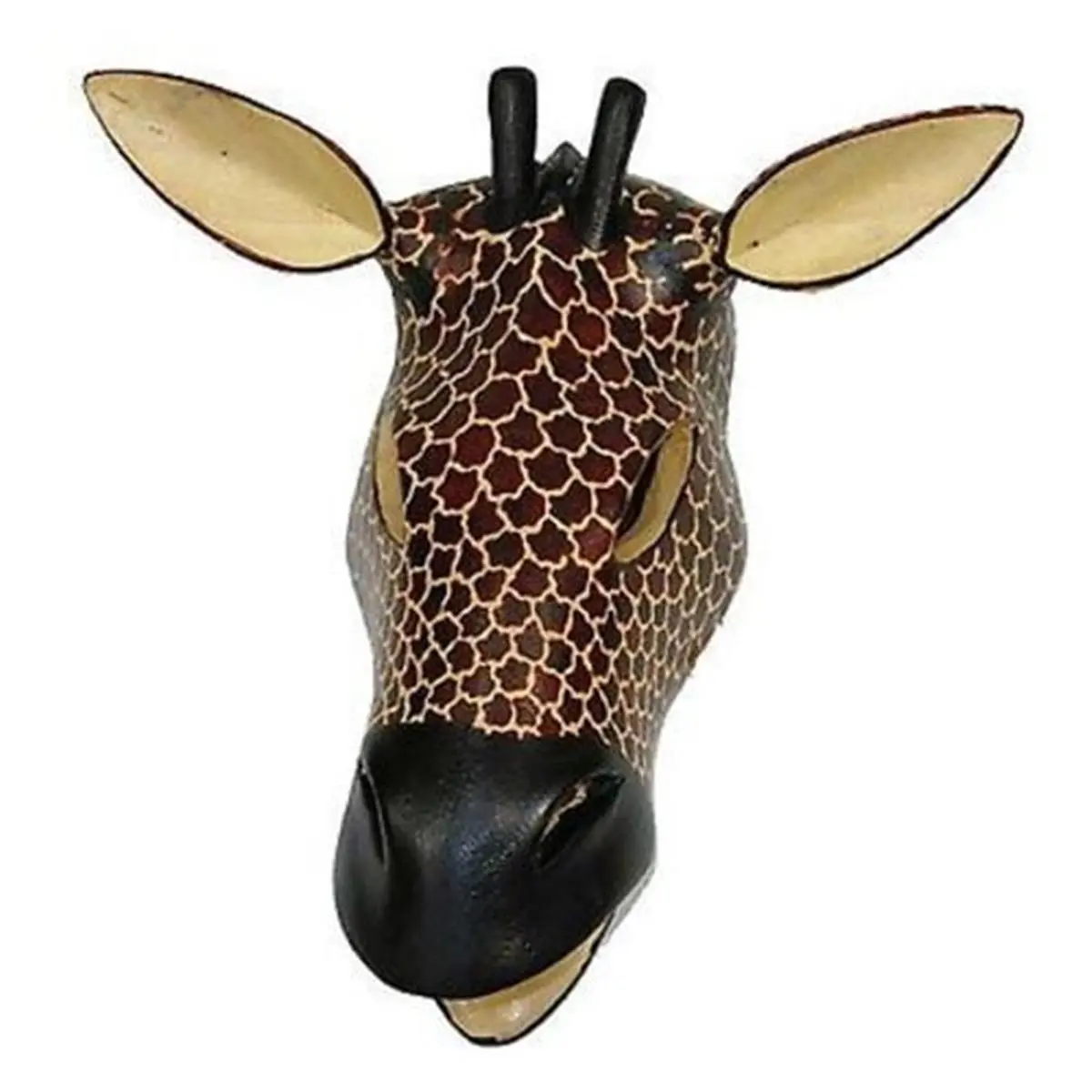 Jedando Handicrafts H Hand - Carved African Giraffe Mask