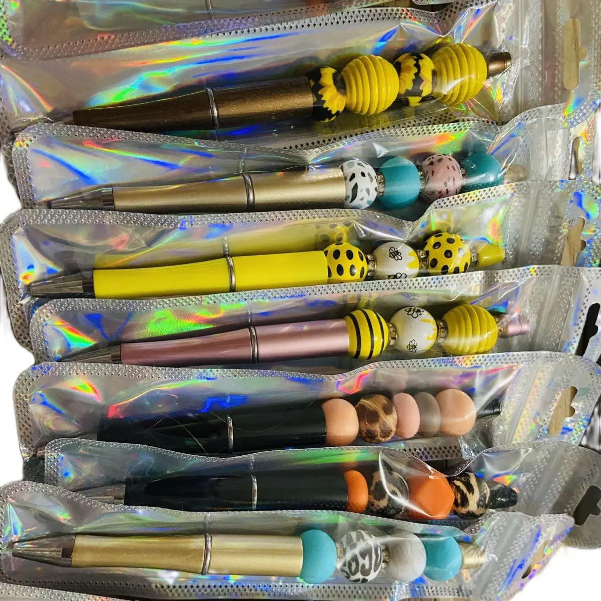 Silicone Beaded Pen - Writing Tool for Office and School Supplies