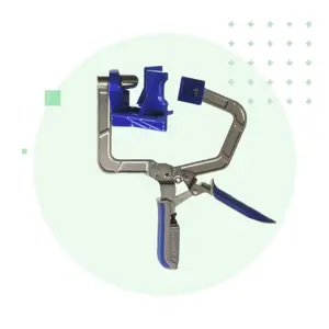 YoraHome 90 Degree Corner Clamp (2 Pcs), Right Angle Clamps for Woodworking