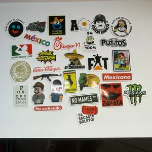 29 pcs Mexican Humor Stickers Perfect for Hard Hats Featuring Unique Designs and Iconic Mexican Themes