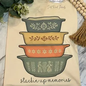 Pyrex Stackin Up Memories Tee or sweatshirt