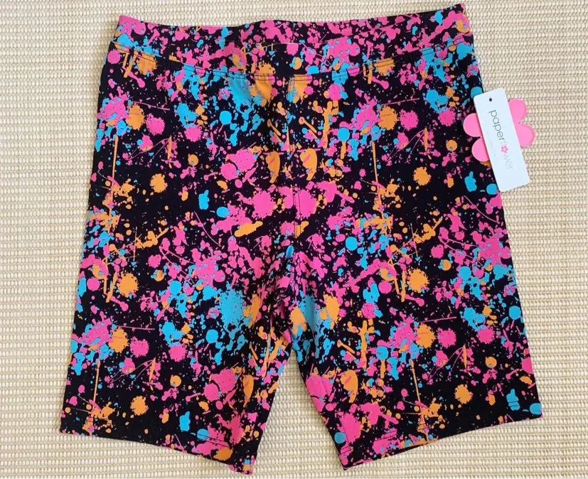 Paint Splatter Bike Short
