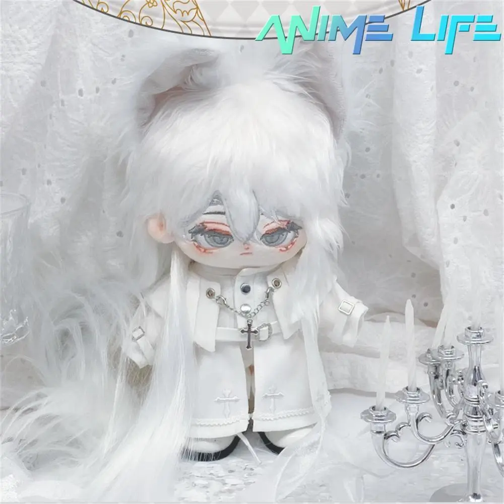 Original Abbe Priest Father White Dress Suit For 20cm Doll Toy Costume Clothes Cosplay KN Kids Gift Cute