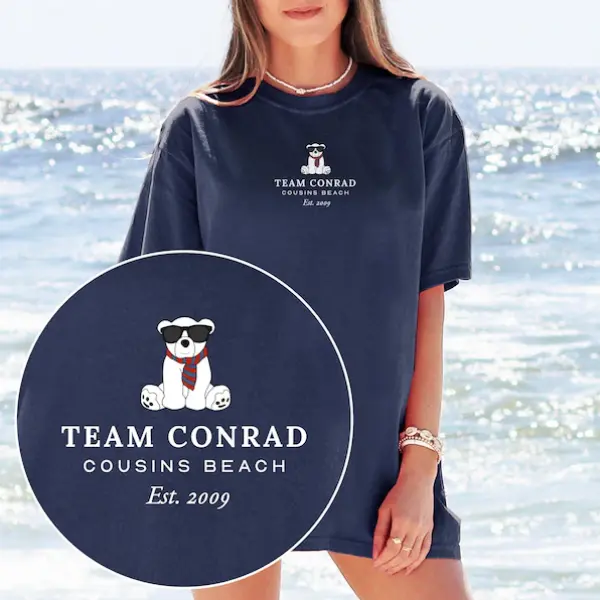 Team Conrad Junior Mint Bear | Cousins Beach Est. 2009 | T-shirt | The Summer I Turned Pretty | TSITP