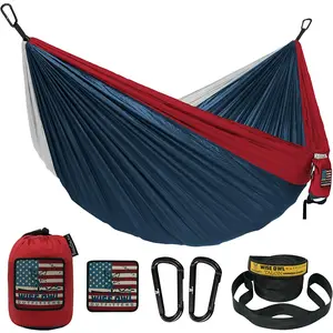 Wise Owl Outfitters Hammock for Camping Hammocks Gear for the Outdoors Backpacking Survival or Travel - Portable Lightweight Parachute Nylon - up to 500Lbs Wise Owl Outfitters