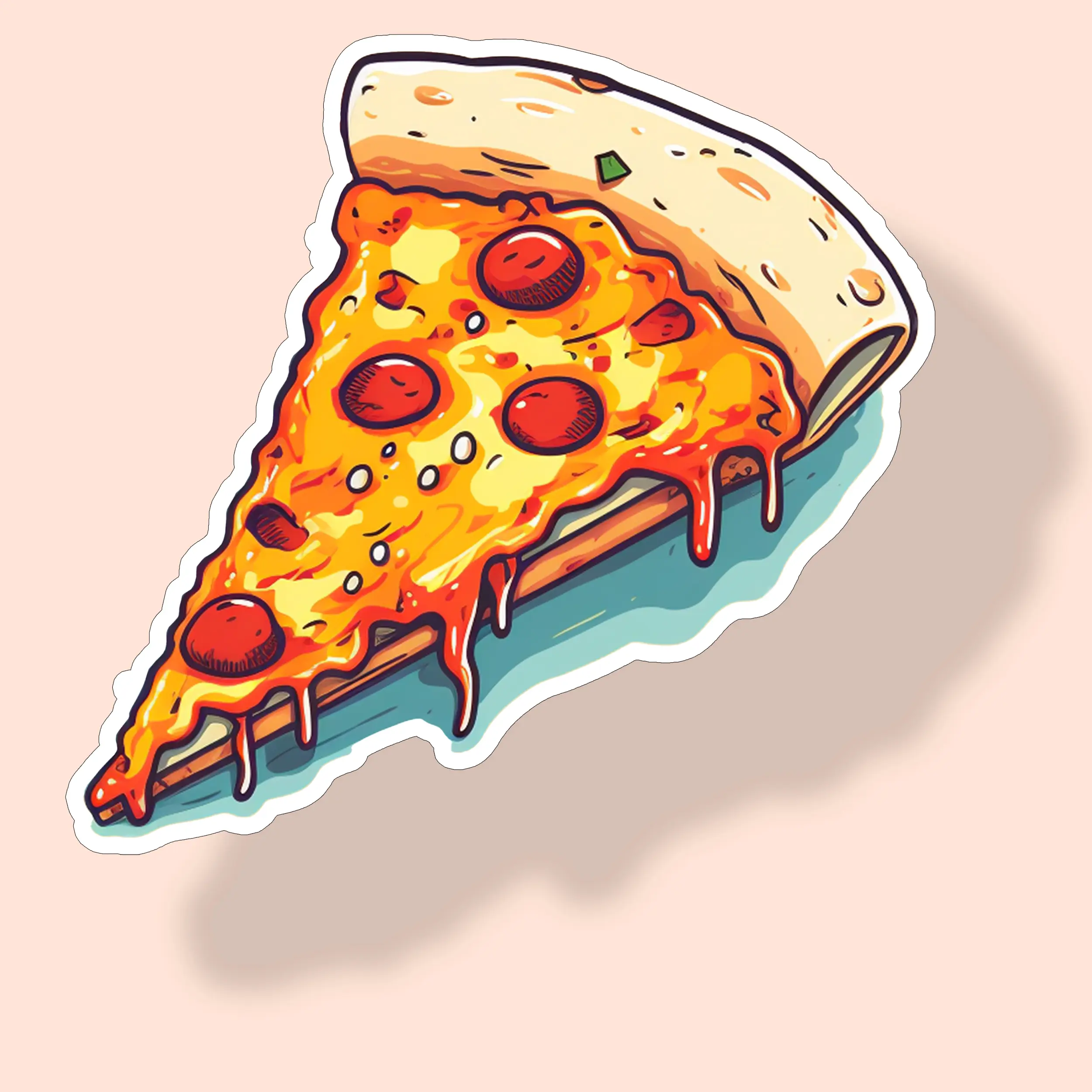 Pizza Sticker