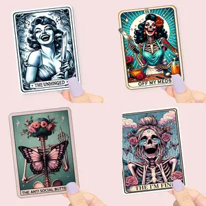 Mental Health Tarot Waterproof Vinyl Sticker
