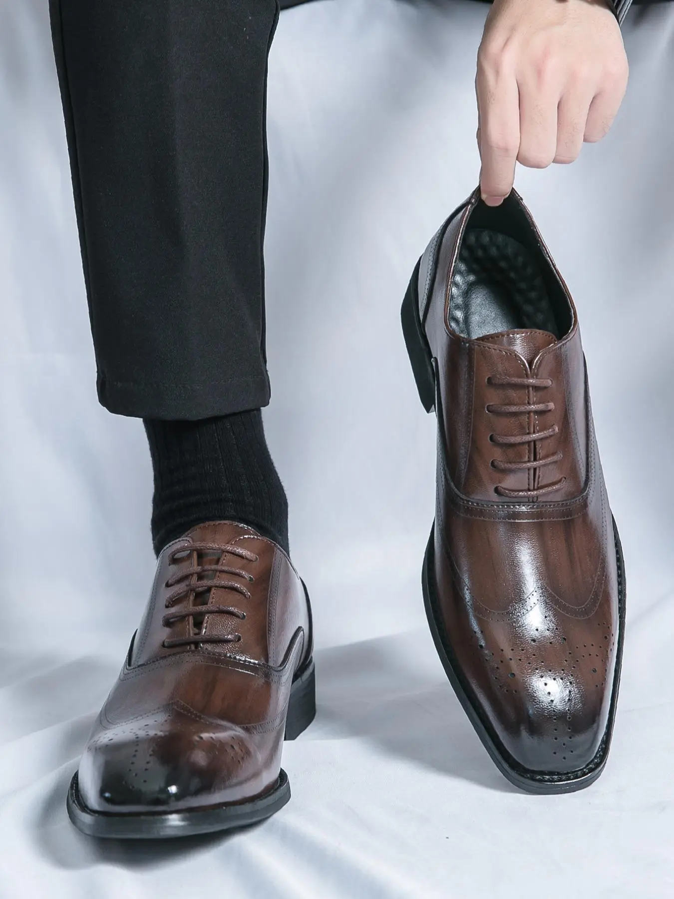Men's Business Formal Lace Up Classic Pointed Toe Dress Shoes, Business Style Shoes, Fashionable Solid Color Dress Shoes for Work Office, Male All- match Commuter Shoes for Daily Wear, Boy - TikTok Shop Men's Business Formal Lace Up Classic Pointed Toe Dress Shoes, Business Style Shoes, Fashionable Solid Color Dress Shoes for Work Office, Male All- match Commuter Shoes for Daily Wear, Boy - TikTok Shop