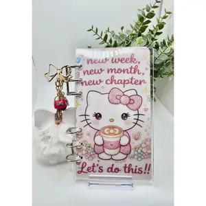 A6 Savings Challenge Binder Bundle | Cute Budget Binder | Cash Stuffing Kit | Pink Kawaii Money Saving Challenge