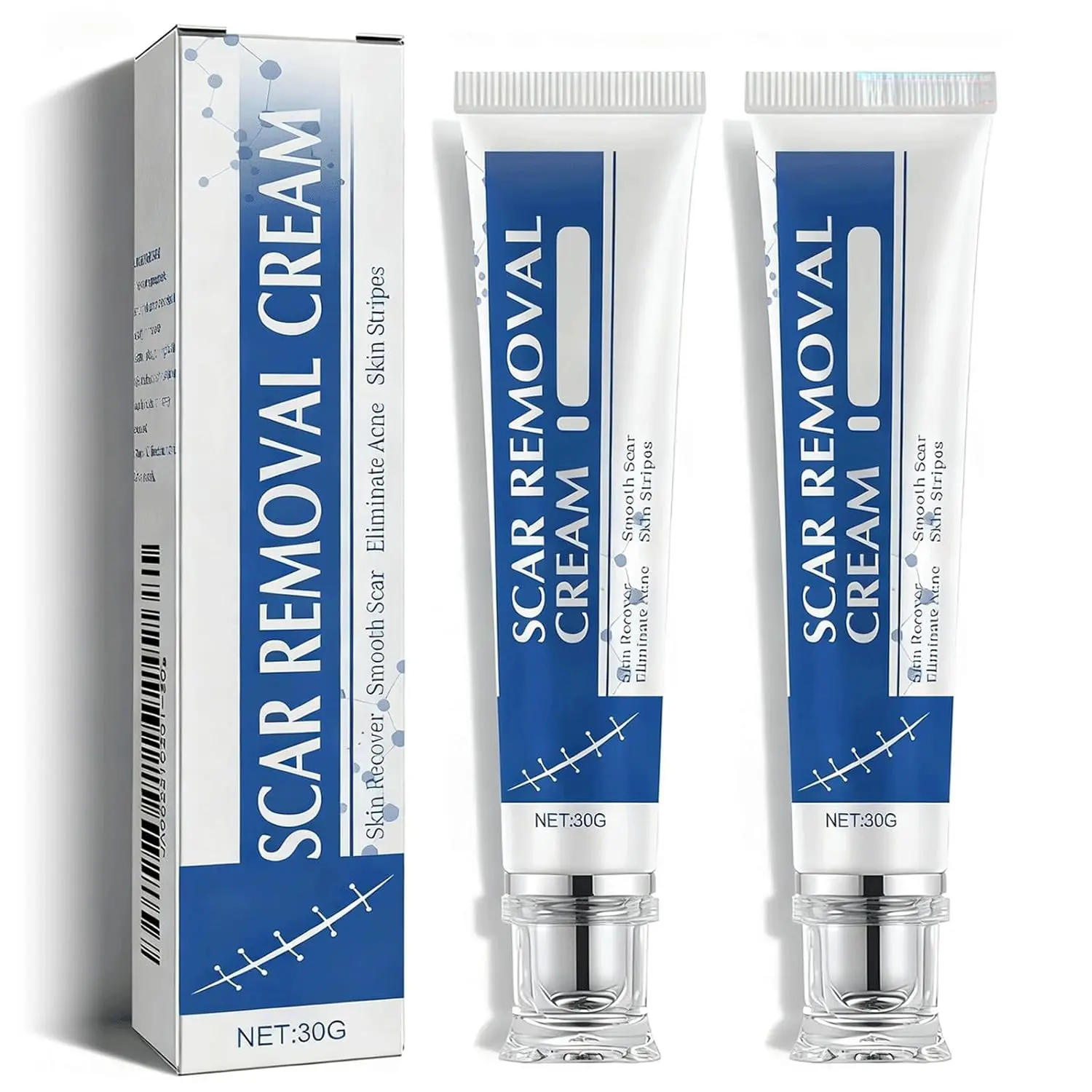 2-Pack Gentle Skin Moisturizing Cream & Balm Bundle - Face & Body Daily Long-Lasting Hydrator, Rough Uneven Skin Softener, Bump Relief, Exfoliating SA Lotion, Massaging Fluid Treatment Body Lotion Cozy Warm repair invisible extract herbal natural hand